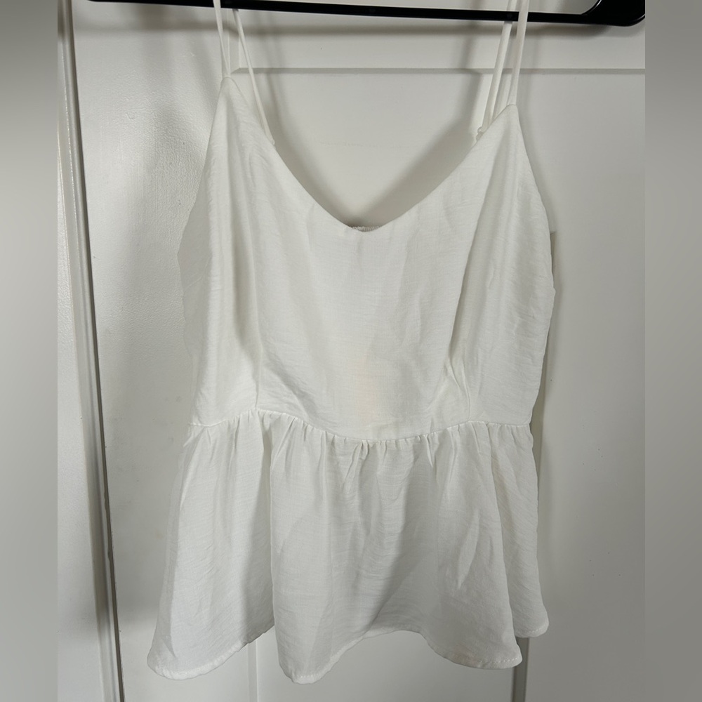 NWT White tank top